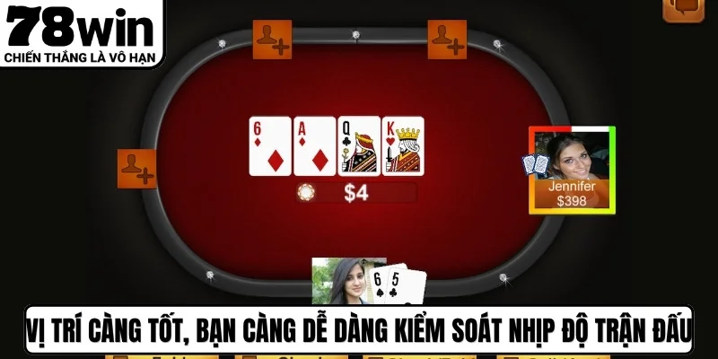 Tận dụng lợi thế vị trí (Position) chinh phục game là chiến thuật đỉnh